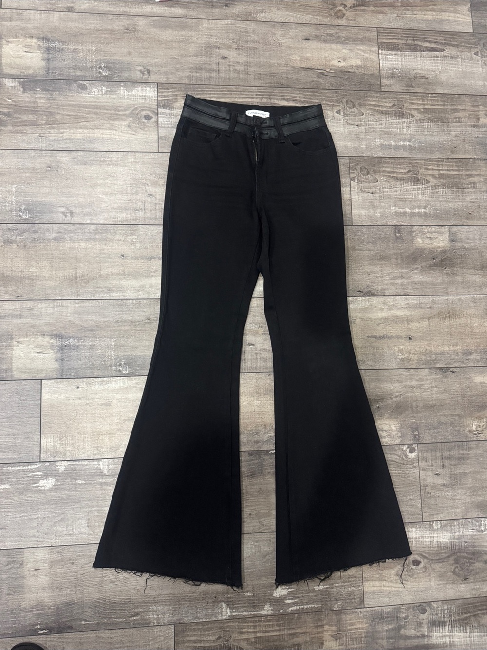 Flying Monkey Black Flared High-Rise Jeans